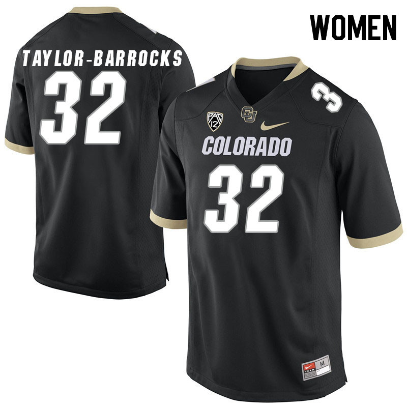 Women #32 Kofi Taylor-Barrocks Colorado Buffaloes College Football Jerseys Stitched Sale-Black - Click Image to Close
